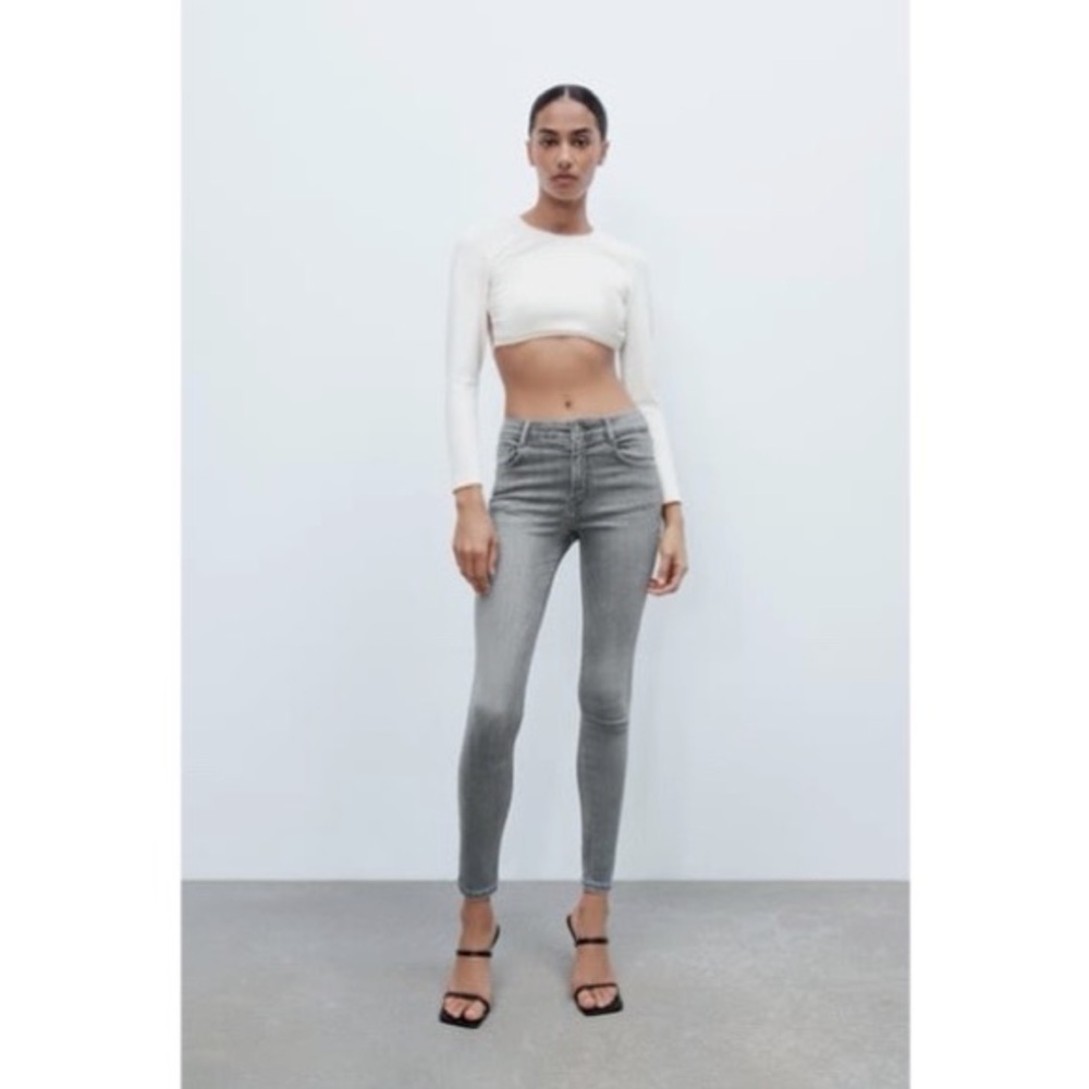 Zara Gray Skinny Jeans
